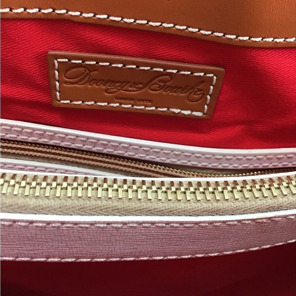 DOONEY & BOURKE White Leather Ashby Shoulder Bag - Picture 8 of 14